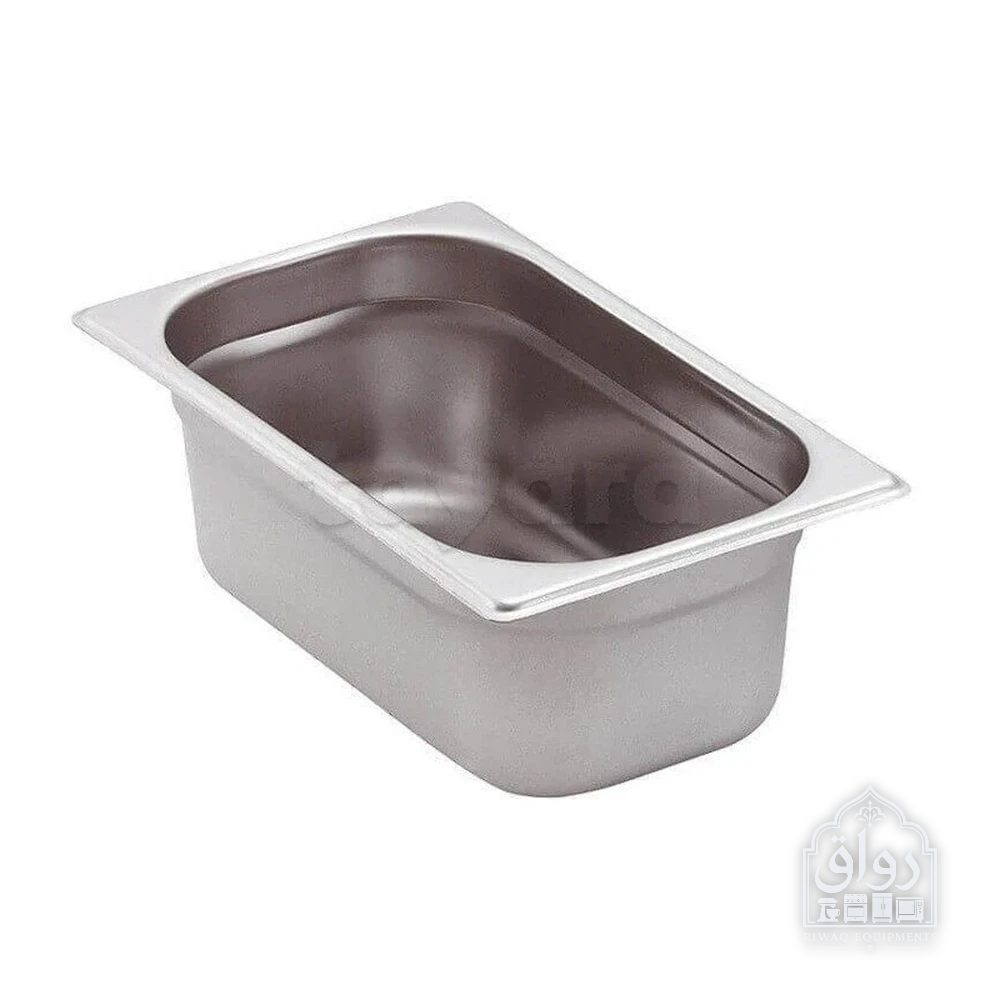 Lot de 6 bacs GN 1/4 en inox – Hauteur 65 mm – Bon état