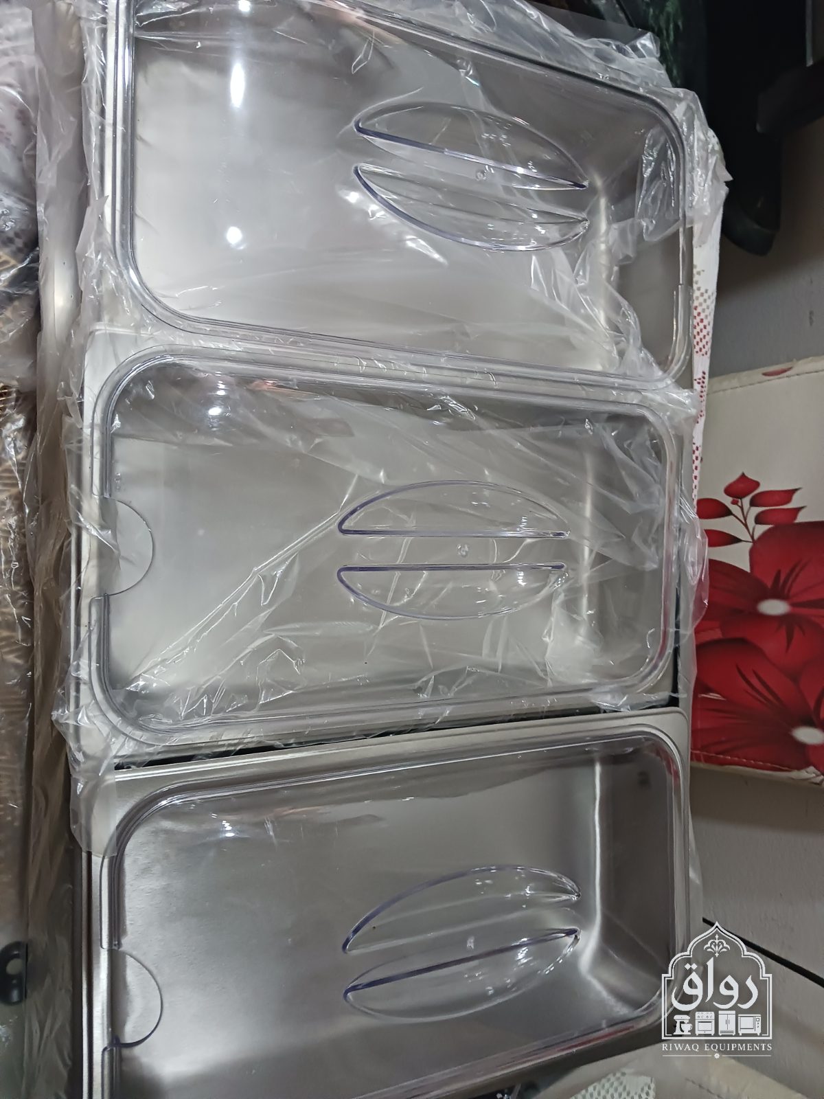 Chauffe-plat de buffet 3 bacs — neuf — miniature 5