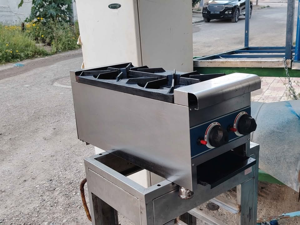 Gazinière 2 feux professionnel neuf — miniature 5
