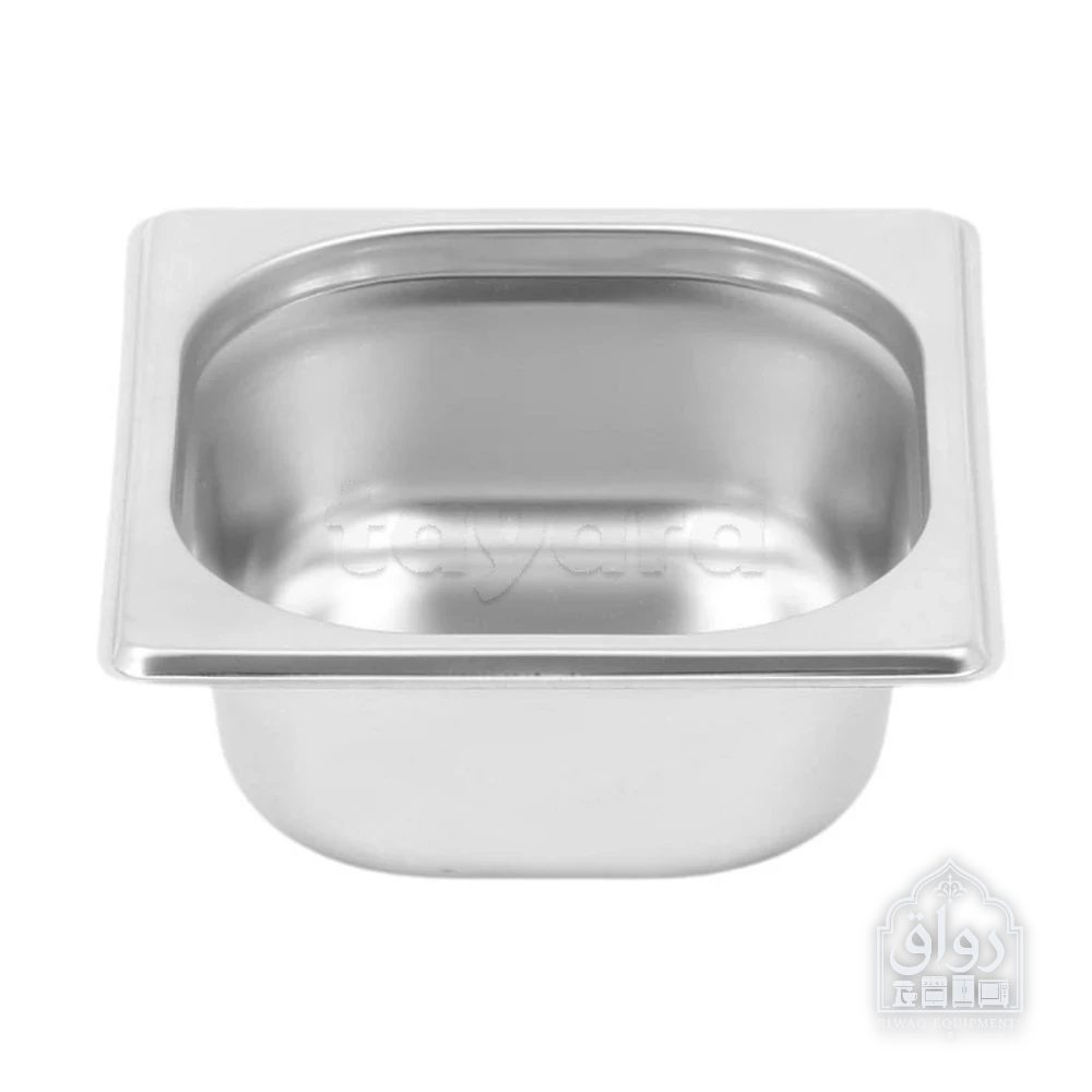 4 Bacs GN 1/6 en inox – Hauteur 65 mm