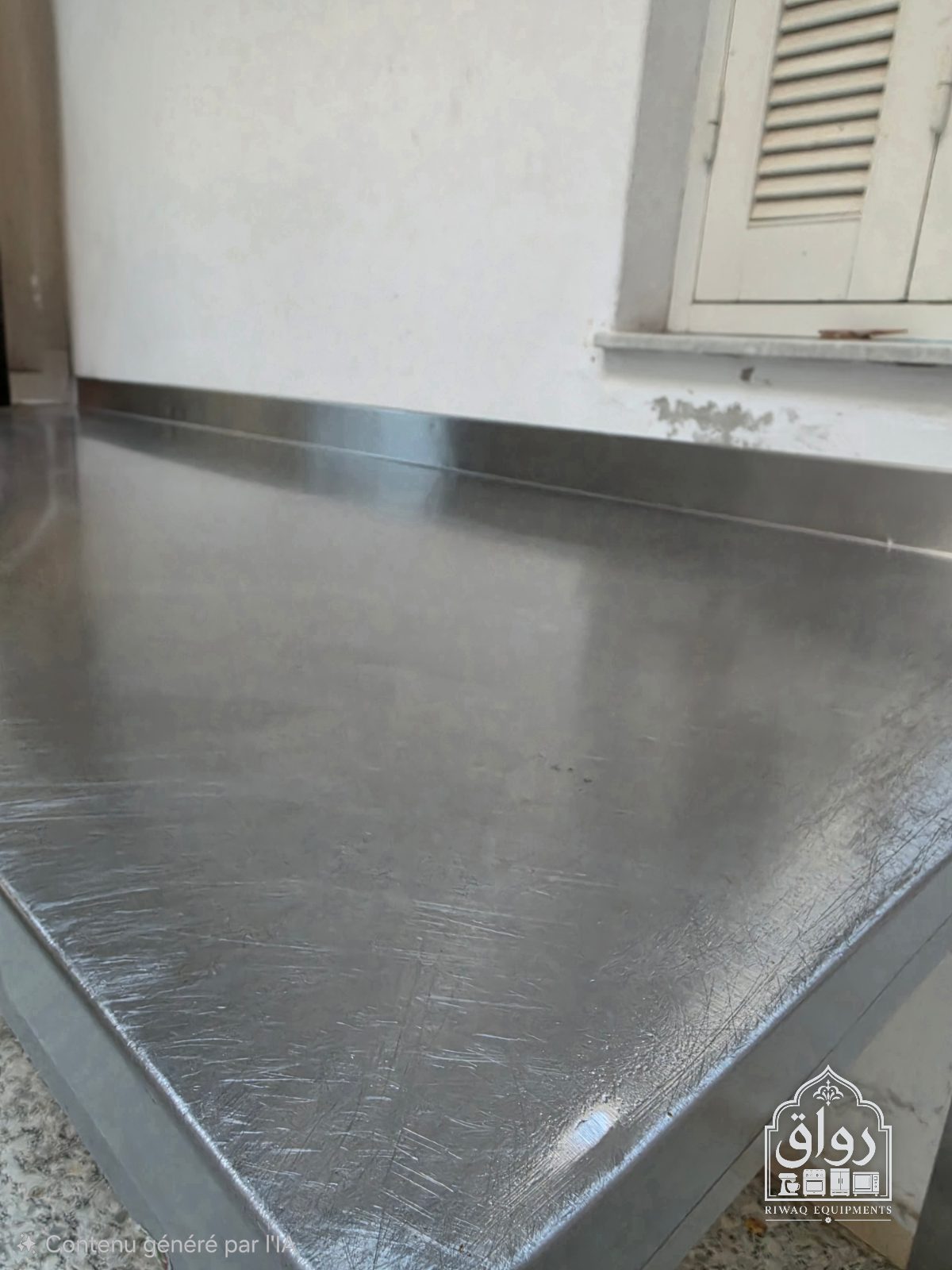 💥table de travail inox alimentaire 💥 💥2m/70cm💥 ✅️on bonne état ✅️ ☎️27881466☎️ — miniature 3